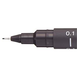 UniPin Fineliner Grijs voor technische toepassingen 0,1 mm, Donkergrijs