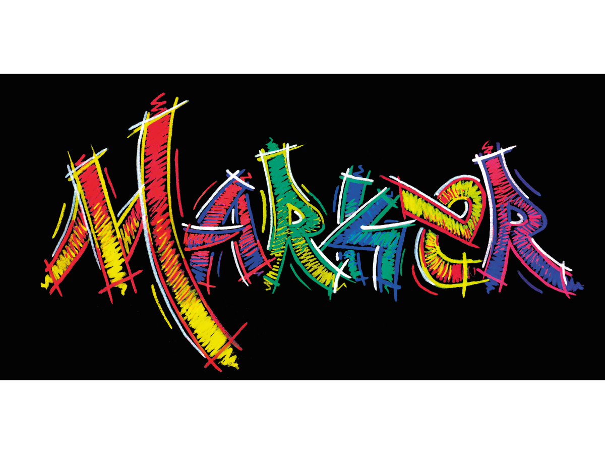Acrylmarker Faber-Castell Black Edition Shake & Paint 4st.  Neon Kleuren - Afbeelding 4