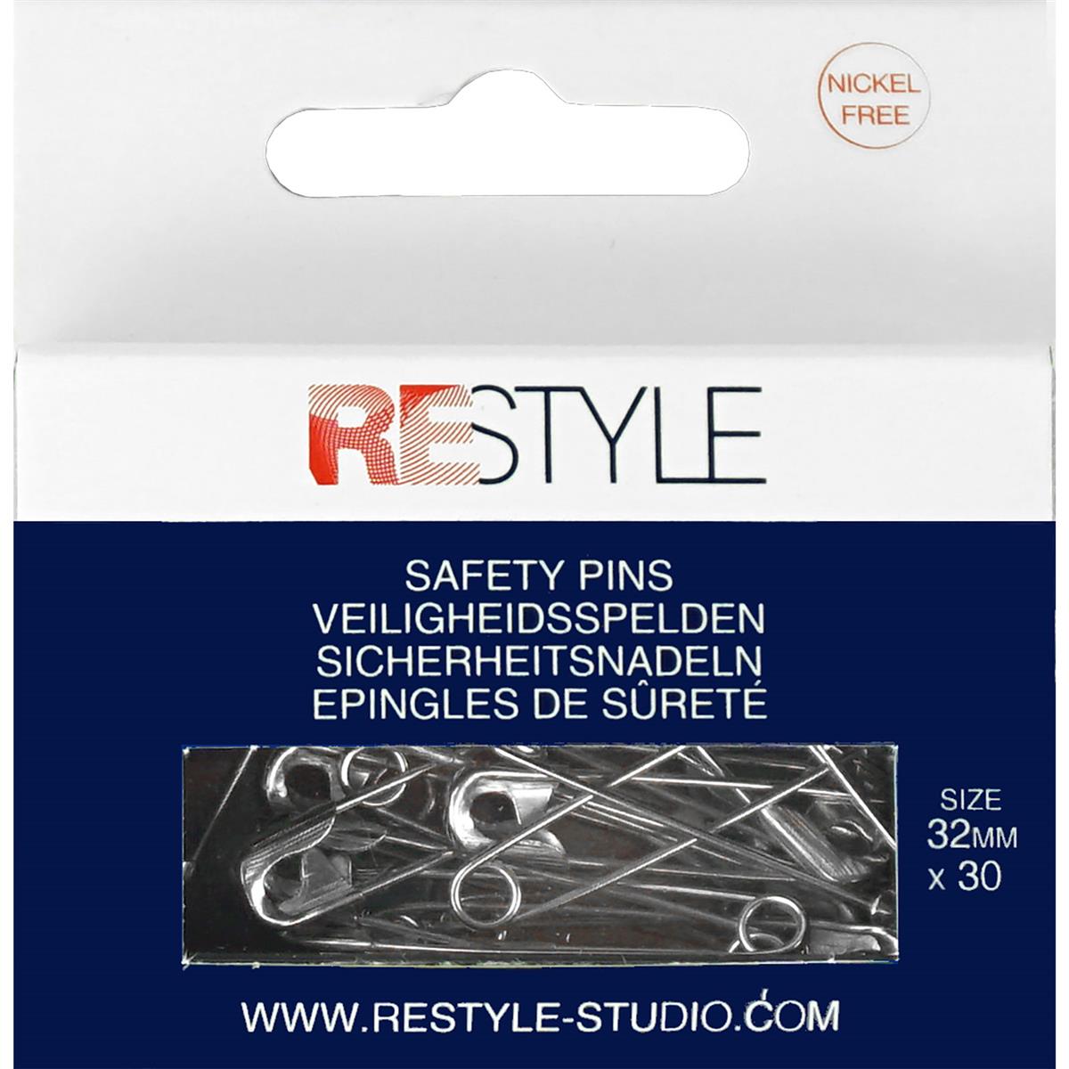 ReStyle Veiligheidsspelden 32 mm, 30 stuks - Afbeelding 1
