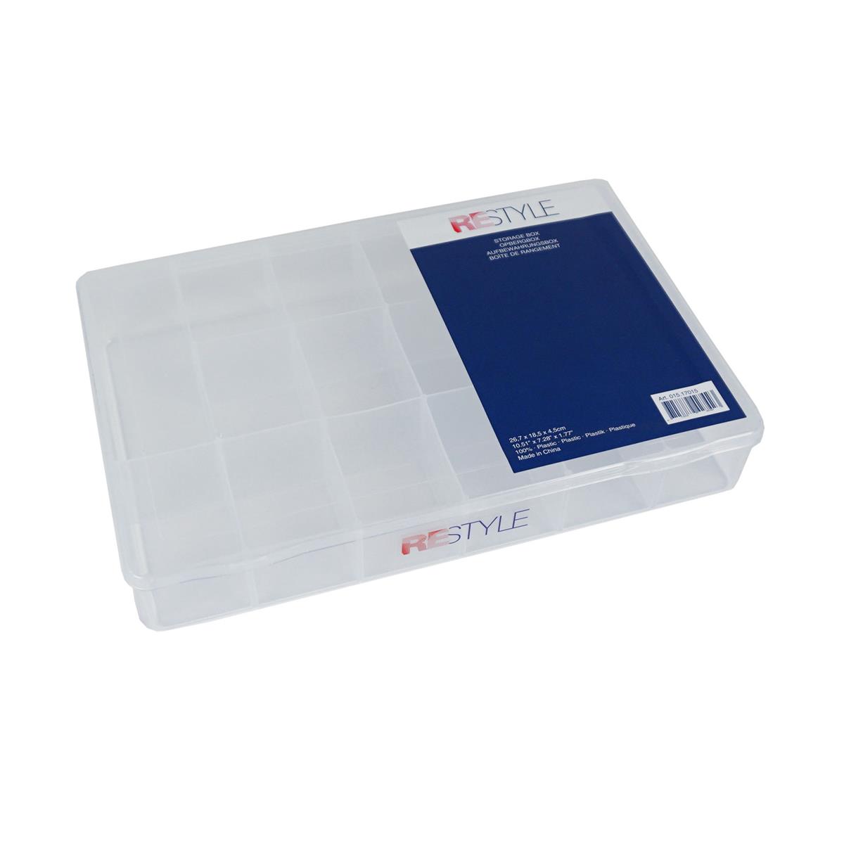 Restyle Opbergbox Met Vakken 26,7x18,5x4,5cm