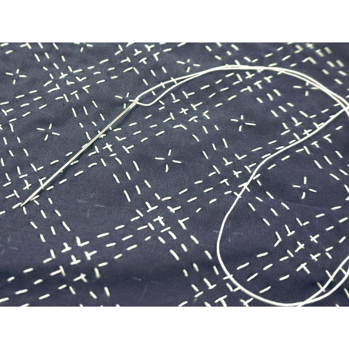 ReStyle Sashiko sjabloon ruiten patroon maat 10 x 10 cm - Afbeelding 2