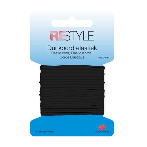 Dunkoord Elastiek zwart Restyle
