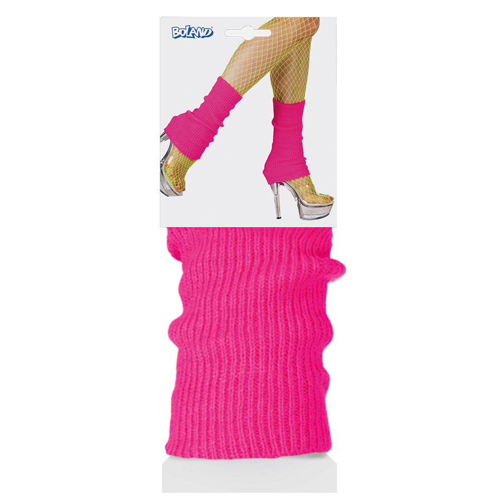 Pr. Beenwarmers Basic neonroze - Afbeelding 2