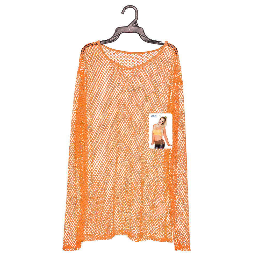 Visnet shirt neonoranje (M/L) - Afbeelding 1