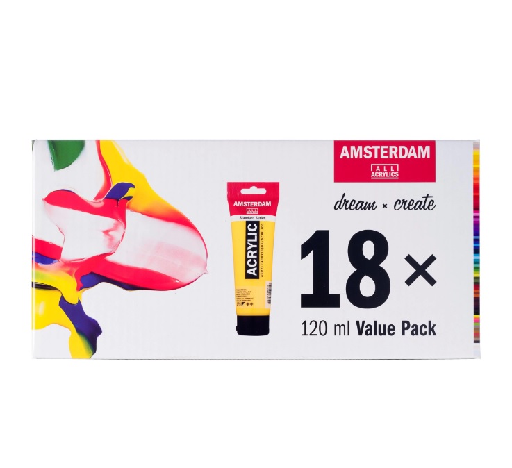 Amsterdam Standard Series acrylverf voordeelverpakking | 18 x 120 ml - Afbeelding 3