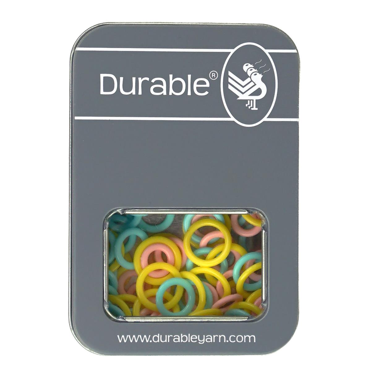 Durable Steekmarkeerders ringen 10mm, 12mm en 14mm; 90 stuks assorti kleuren - Afbeelding 1