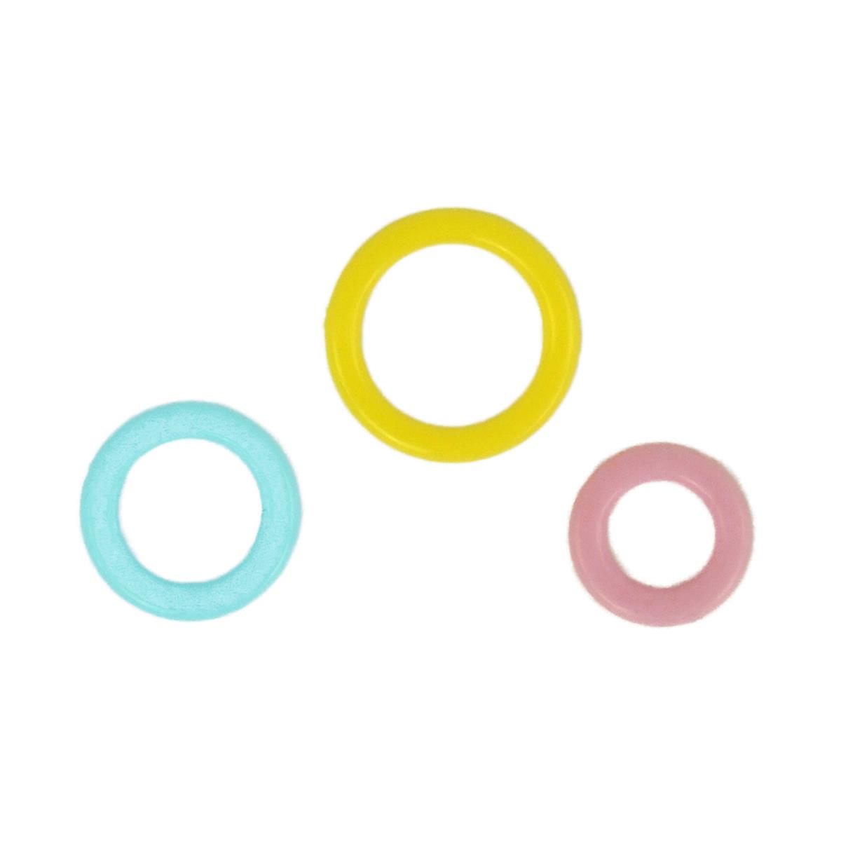 Durable Steekmarkeerders ringen 10mm, 12mm en 14mm; 90 stuks assorti kleuren - Afbeelding 3