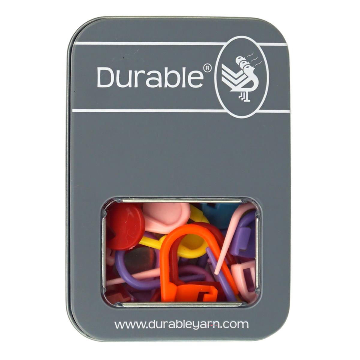 Durable Steekmarkeerders sluitbaar 30mm, 32 stuks assorti kleuren - Afbeelding 1