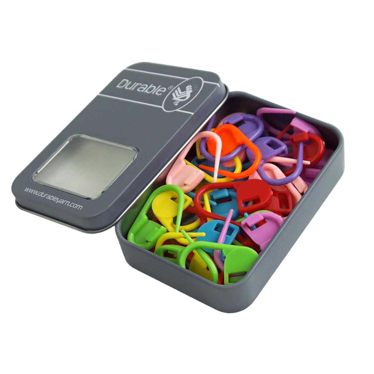 Durable Steekmarkeerders sluitbaar 30mm, 32 stuks assorti kleuren