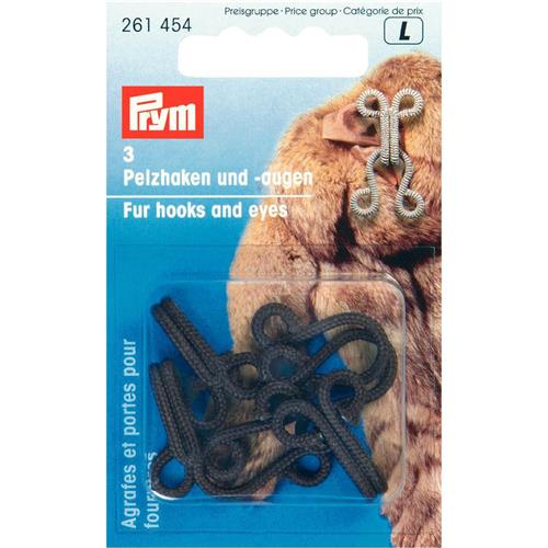 Prym Bonthaken en Ogen zwart 3st.
