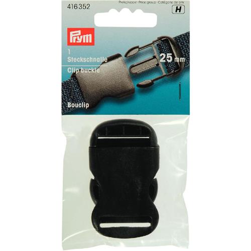 Prym Klikgespen Zwart 25mm (krt)