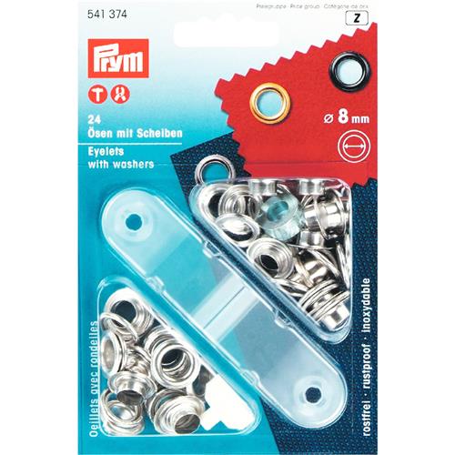 Prym Ring+Schijf 8mm (krt)
