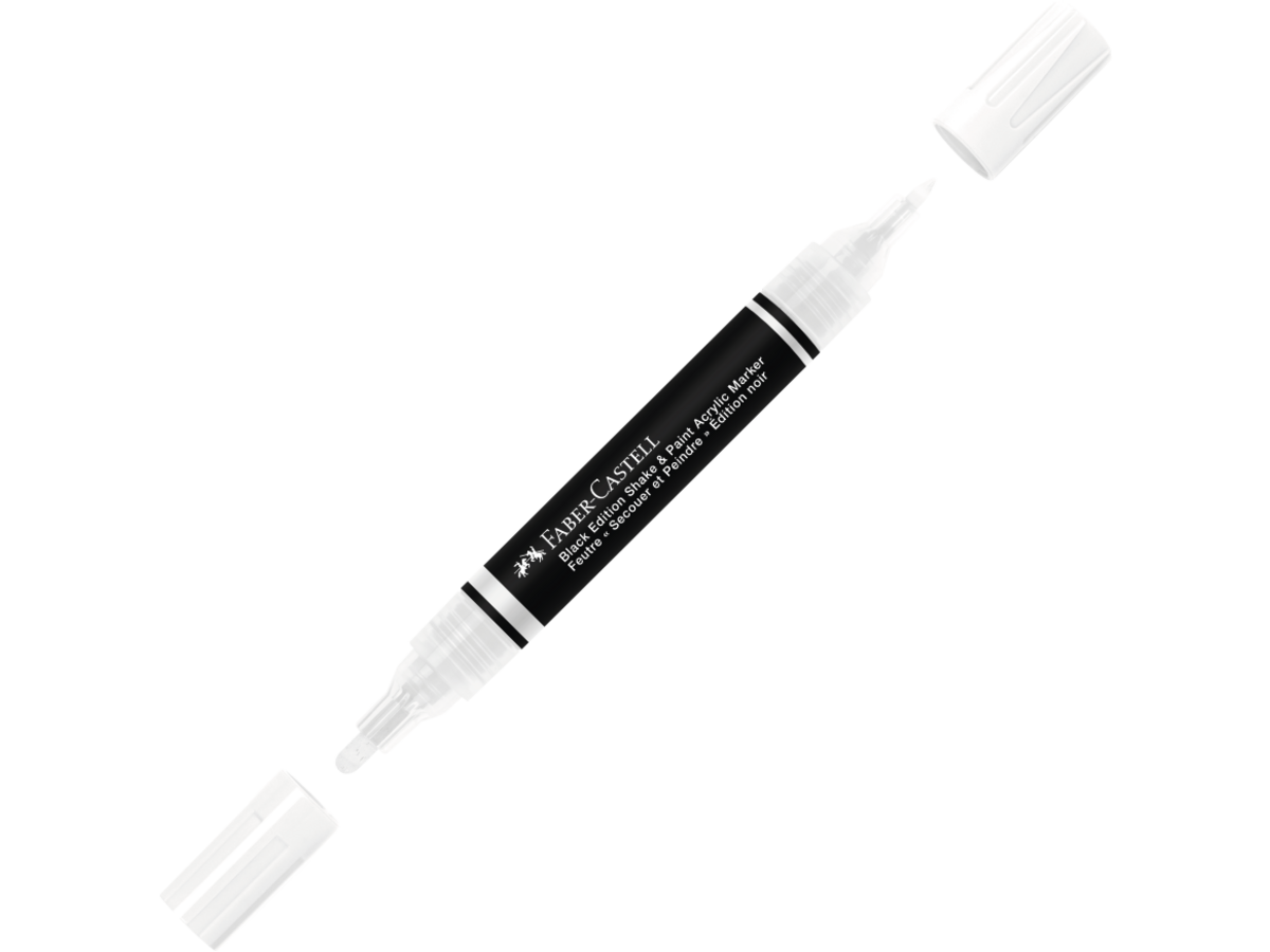Acrylmarker Faber-Castell Black Edition Shake & Paint Wit