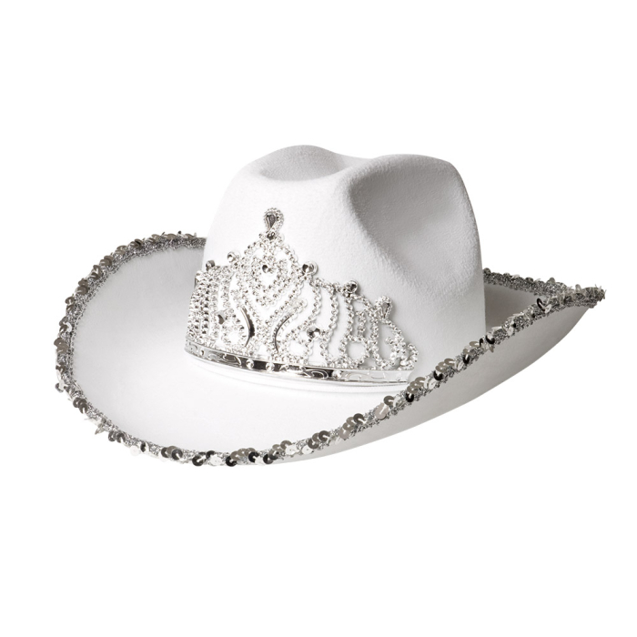 Cowboy Hoed Glimmer Wit/Zilver Barbie