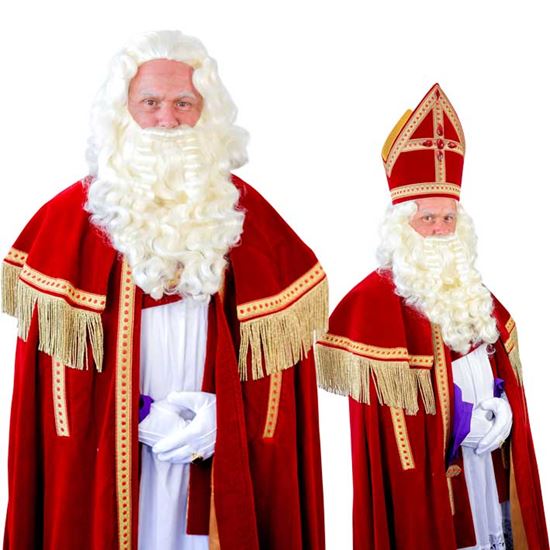 Baardstel TV-Sint kanekalon (45cm) haarwerk HW5