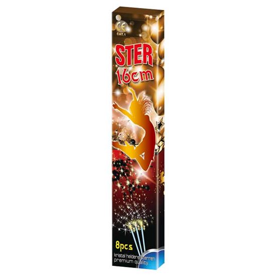 Sterretjes 16cm (8st) dec31