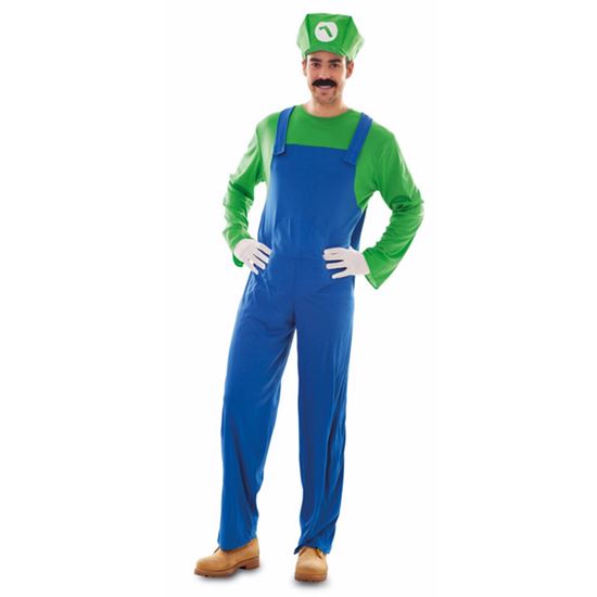 Loodgieter groen Luigi (mt M/L)