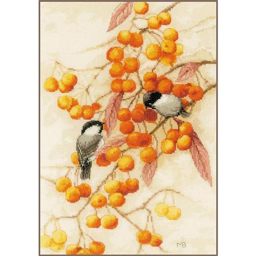 LanArte PN-0201746 Telpakket kit Klein oranje feestje ca. 28x43cm