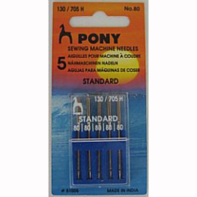 Pony 51005 Naaimachinenaalden standaard 80 - 5 stuks -