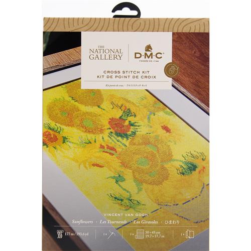DMC BL1063/RE/71 Borduurpakket Sunflowers 29x36.5cm