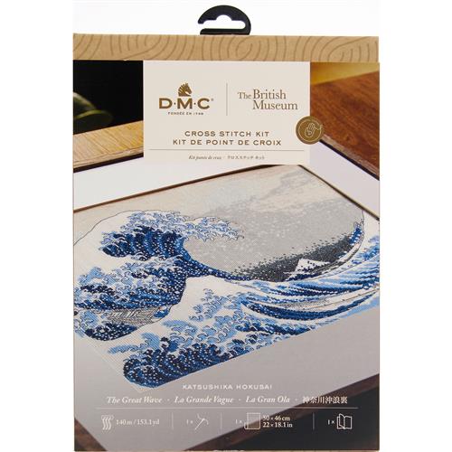 Borduurpakket The Great Wave 36x26cm