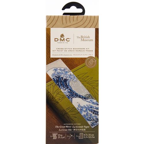 Borduurpakket Boekenlegger The Great Wave 5.5x17.5cm