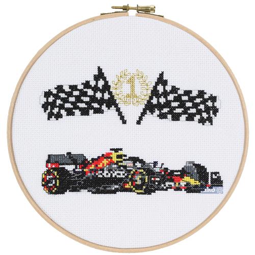 Pako 212358 Borduurpakket Telpatroon Max Verstappen 20cm rond