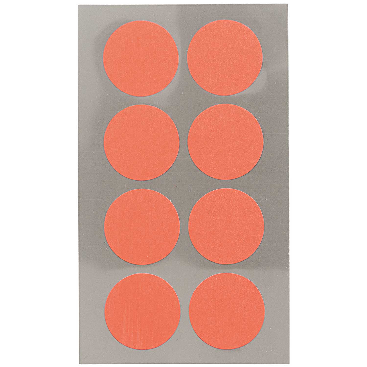 Stickers Rond Neon Rood 25MM