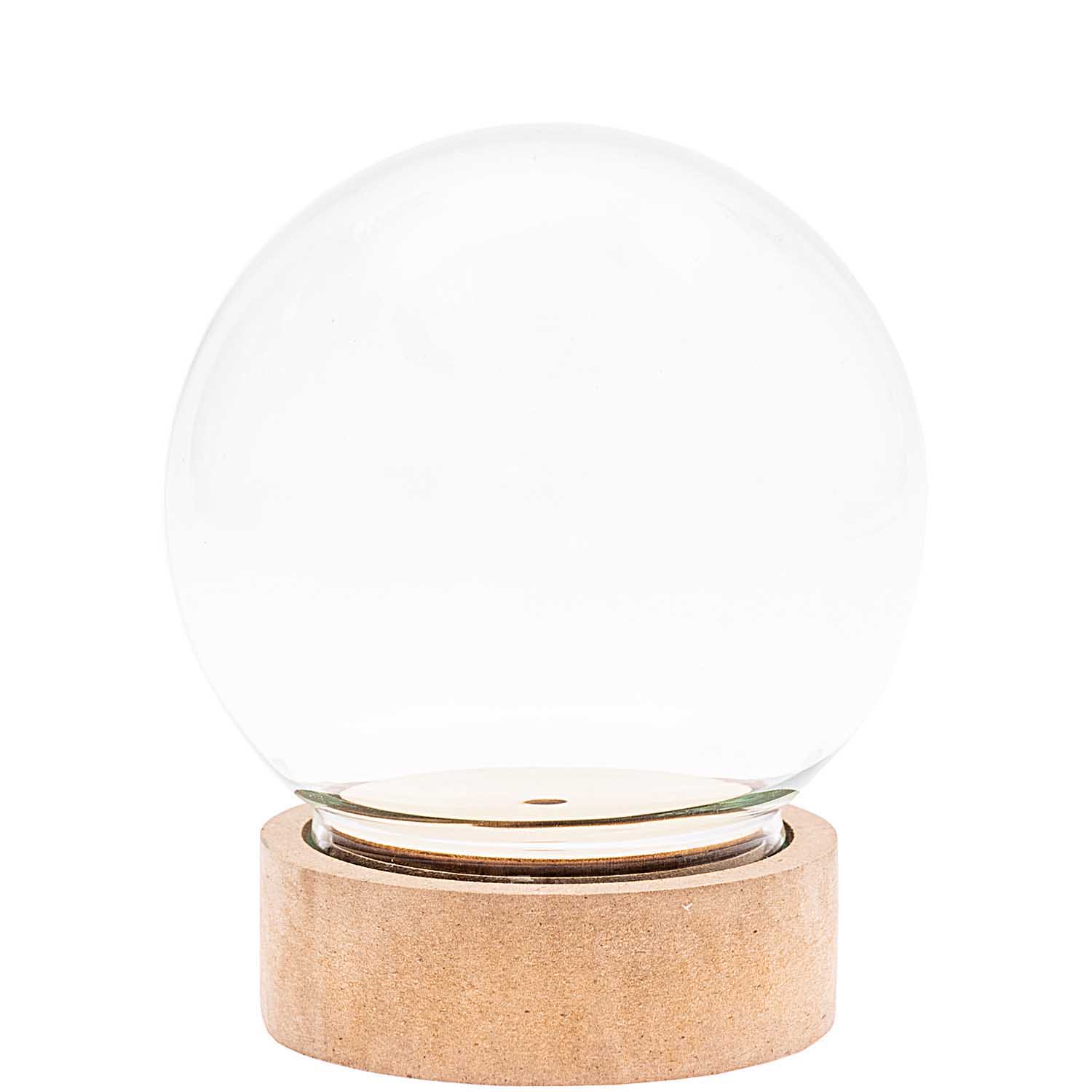 Glazen Schutbol Rond Medium