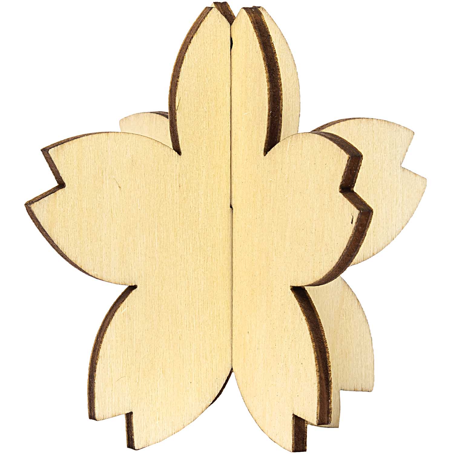 3D Houten Bloemen - Afbeelding 2