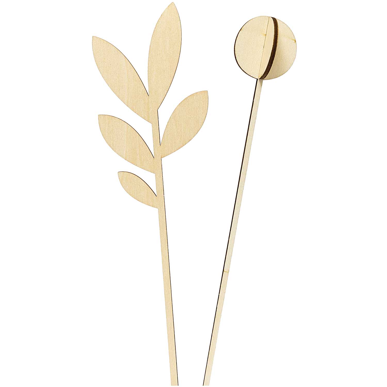 3D Houten Tulpen - Afbeelding 1