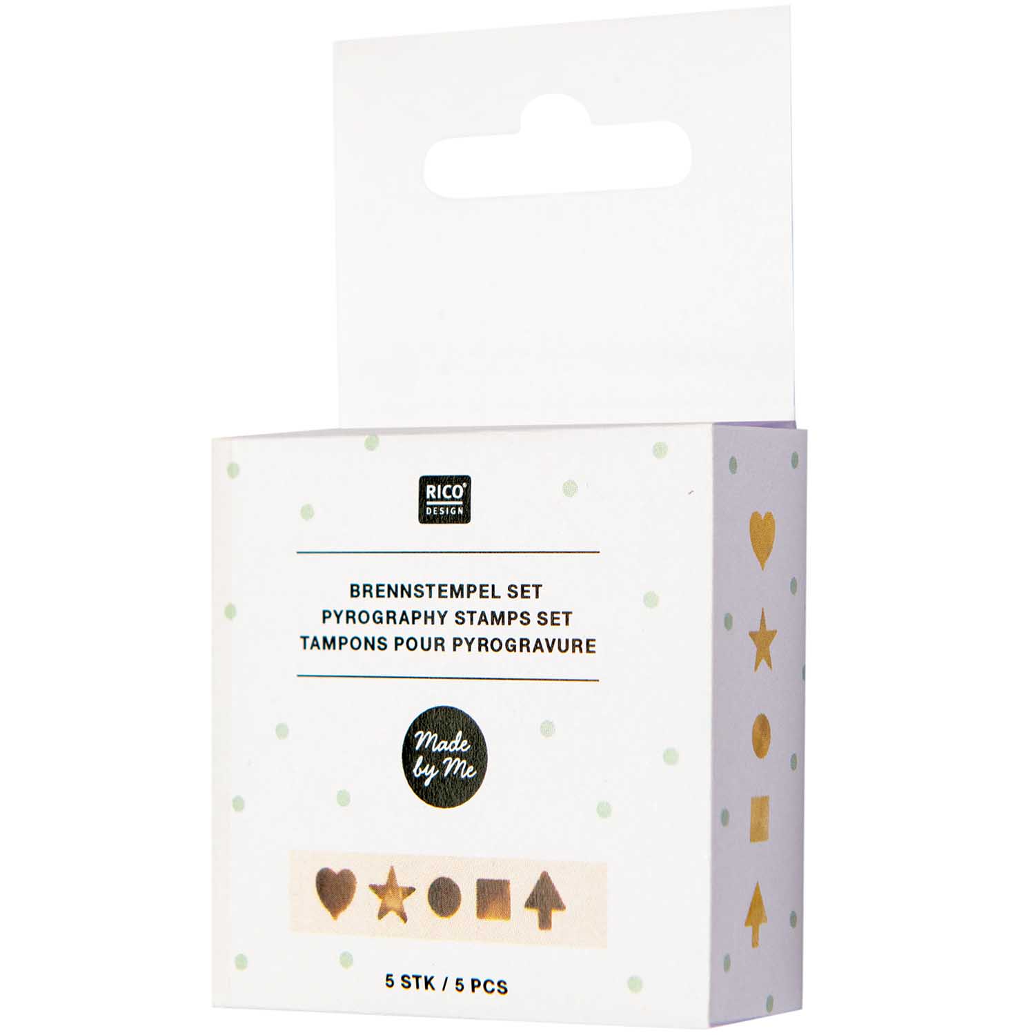 Pyrografeur Brandstempel Set 5stks. - Afbeelding 2