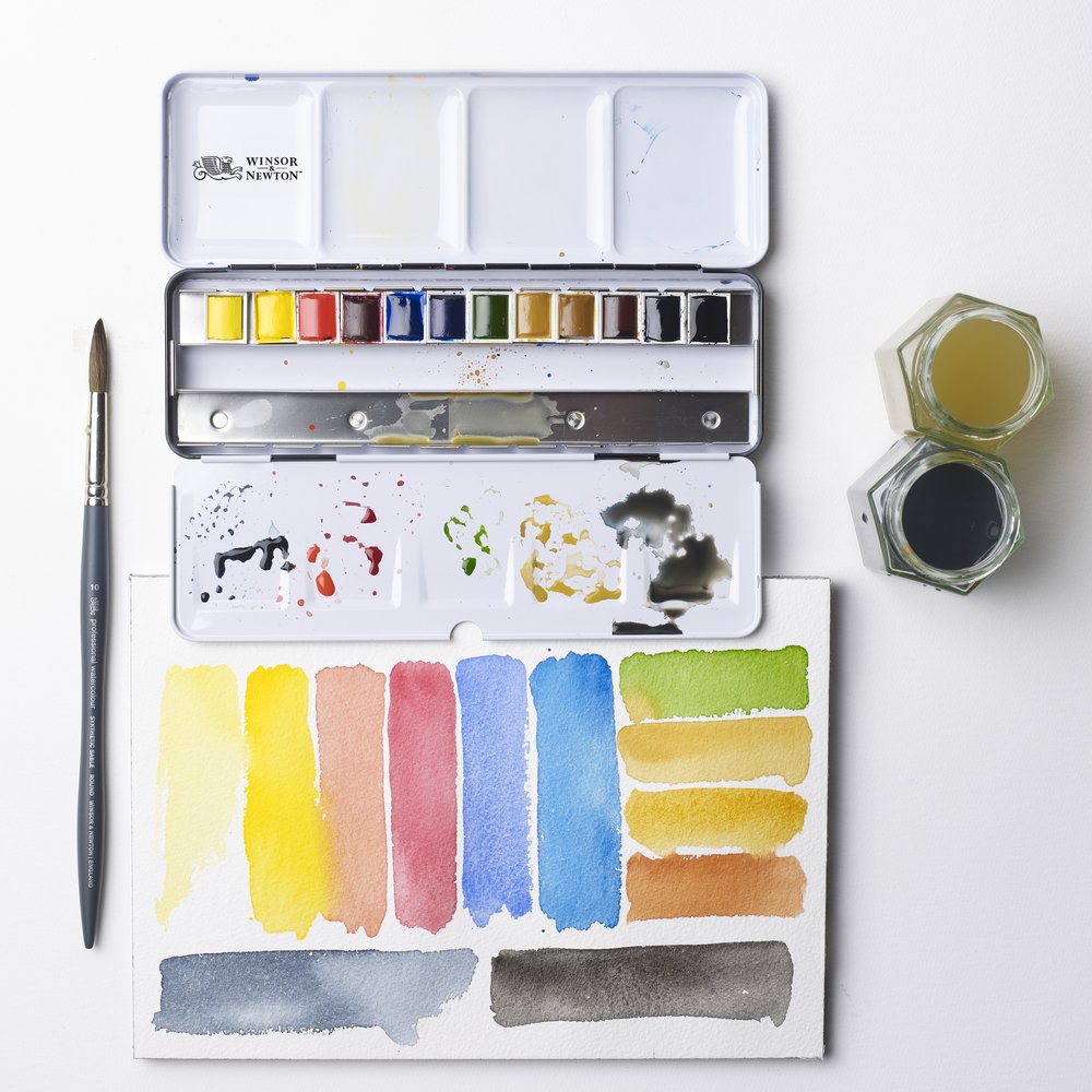 Winsor & Newton Professional Water Colour Aquarel Black Box - Afbeelding 2