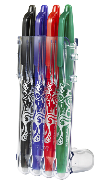 Rollerpen Pilot Frixion Set2Go BL-FR7 0.35mm set à 4 stuks basis ass - Afbeelding 2