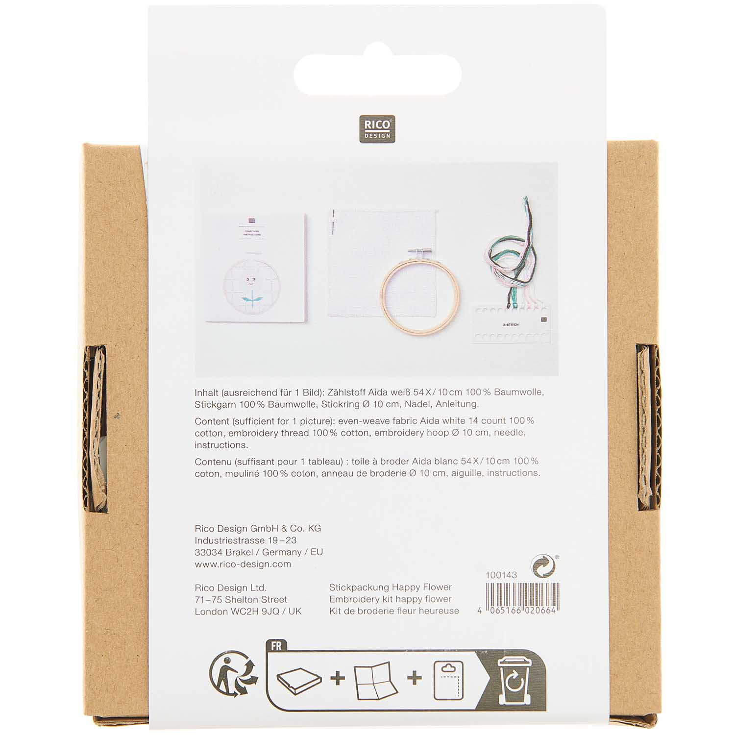 BORDUURPAKKET  HAPPY FLOWER - Afbeelding 2