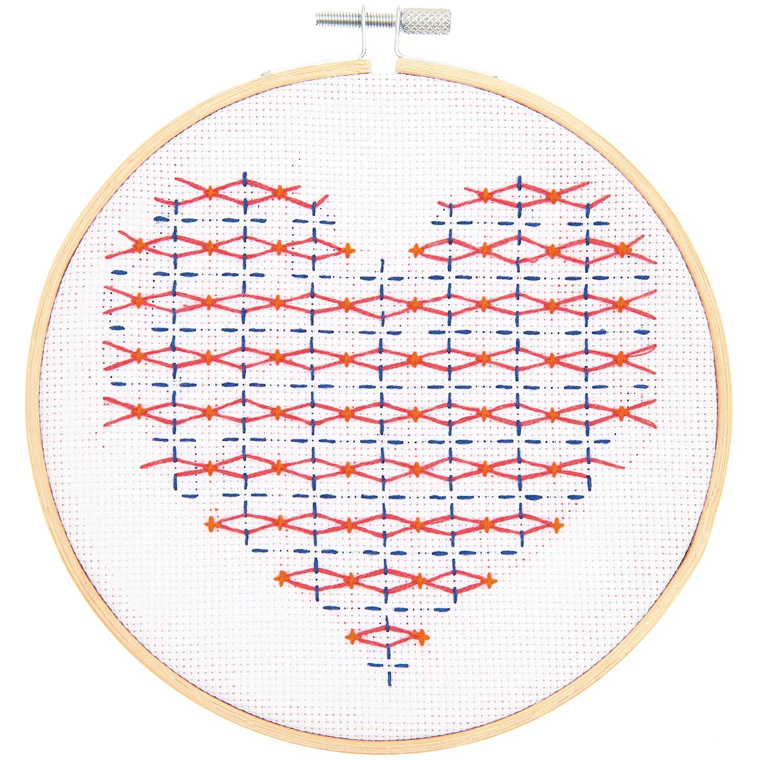 BORDUURPAKKET  SASHIKO HEART