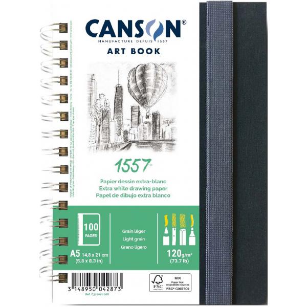 Canson Art Book 1557 Extra Wit A5 120gr. 50 vel. 