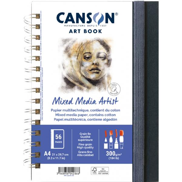 Canson Art Book Mixed Media Artist A5 300gr. 28 vel. 