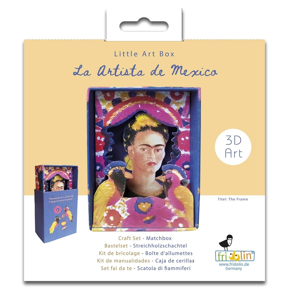 Fridolin Little Art Box - Frida Kahlo - Afbeelding 1