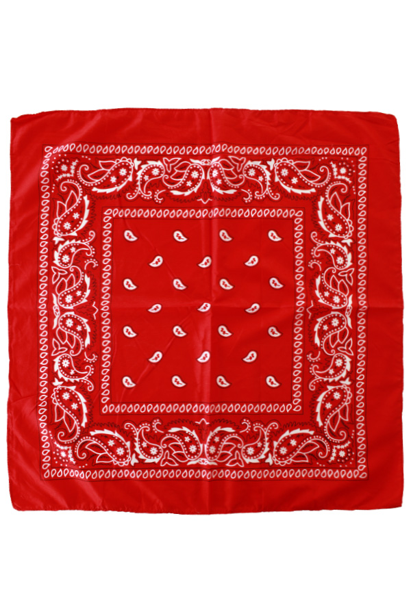Boerenzakdoek populair rood met koffieboon motief