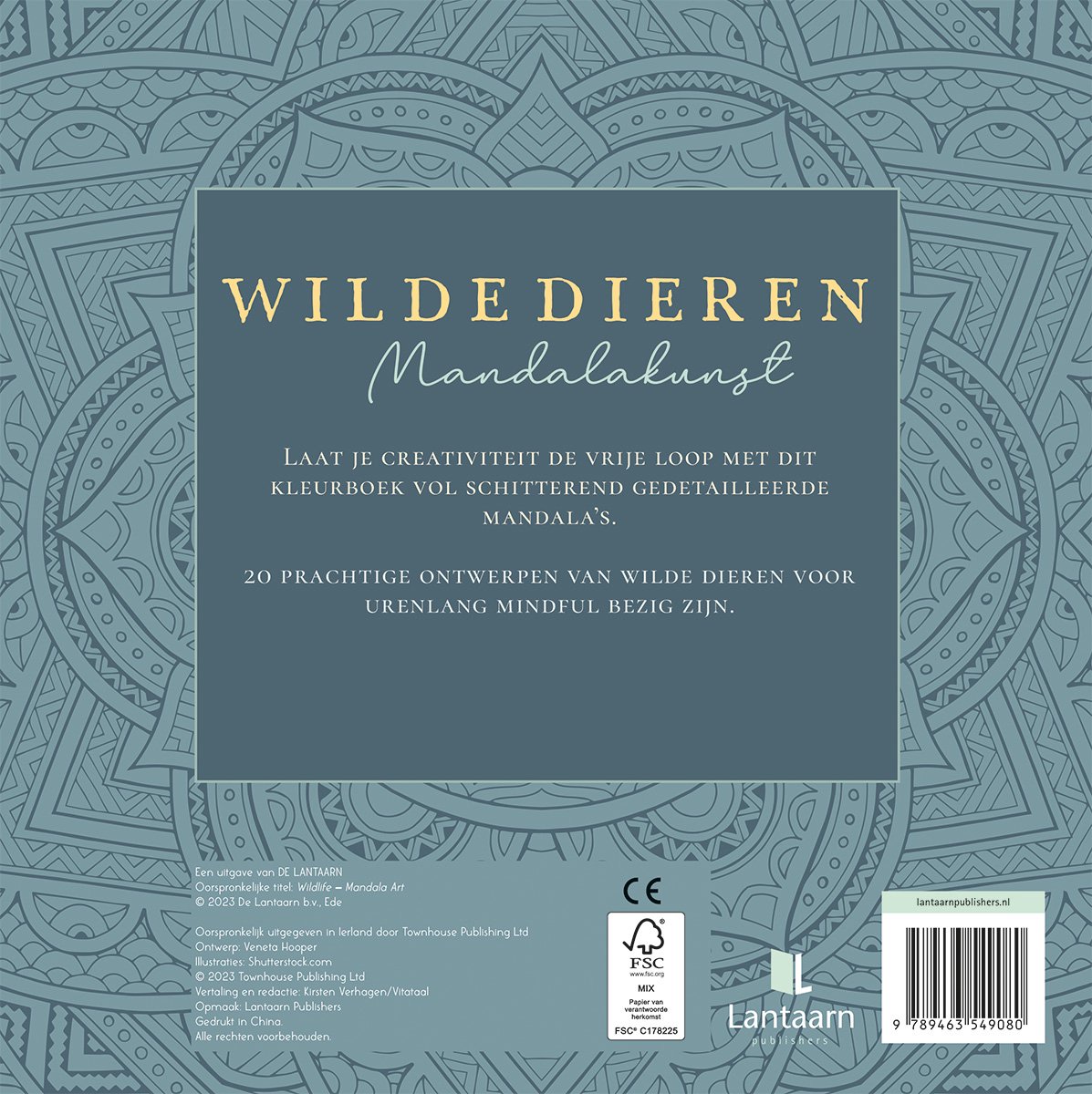 Wilde Dieren Mandalakunst - Afbeelding 2
