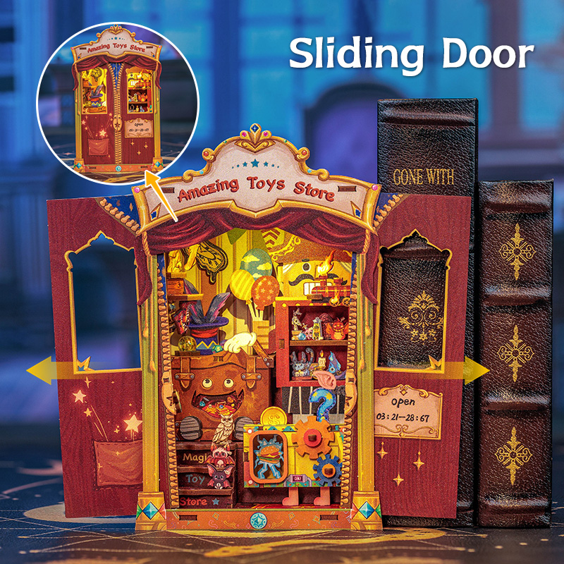 AB DIY Cutebee, 3D Booknook, Amazing Toy Store, 11,5x10x17cm - Afbeelding 1
