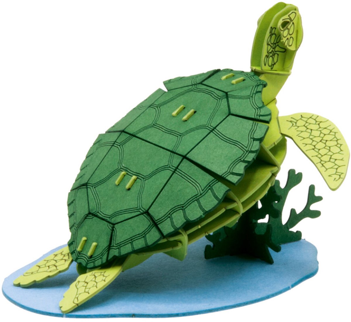 Fridolin 3D Papierpuzzel Schildpad +/- 11cm
