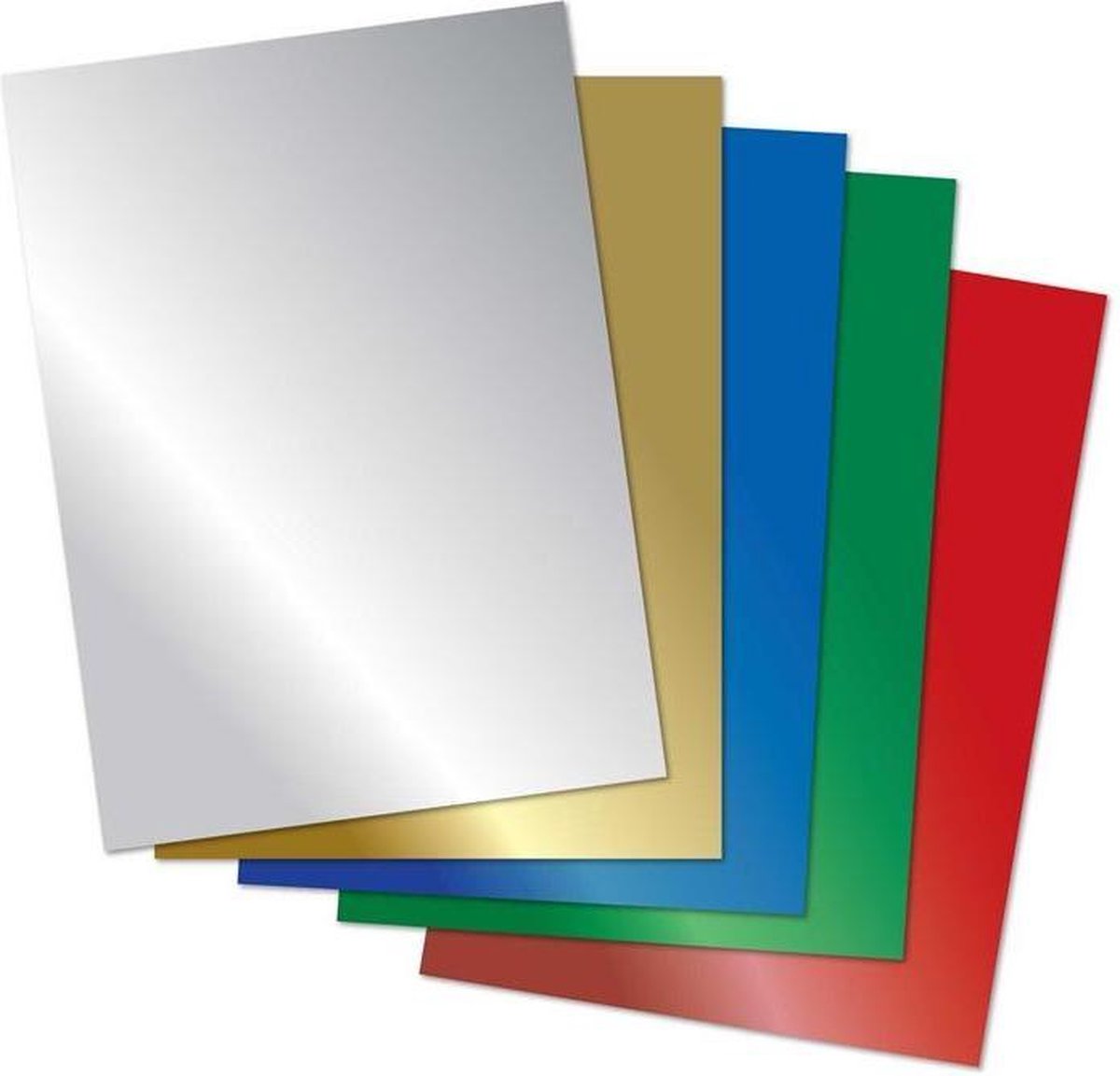 Spiegelkarton assorti A4 35 vel