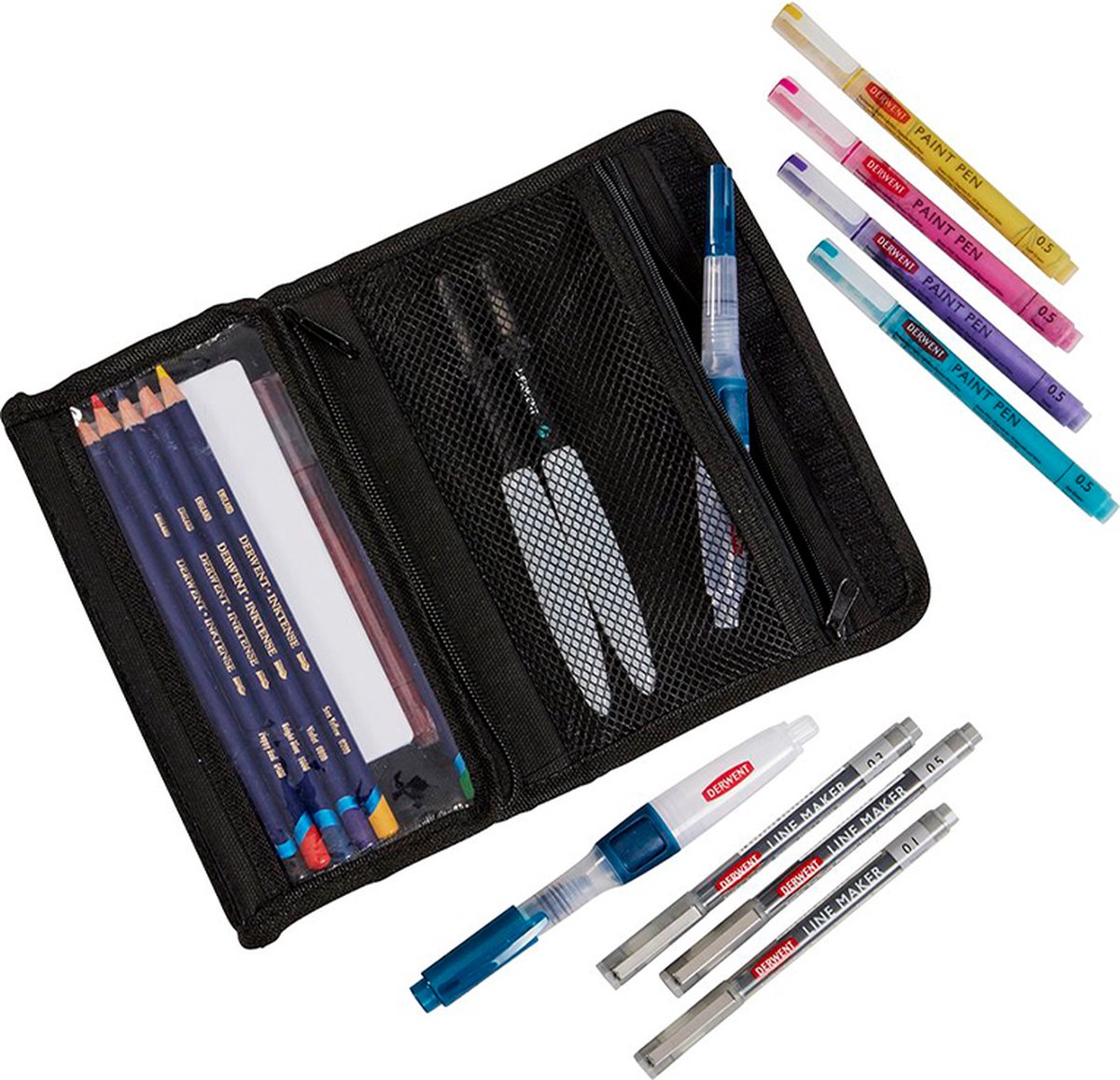 Derwent - Etui Artpack Zwart - Afbeelding 3