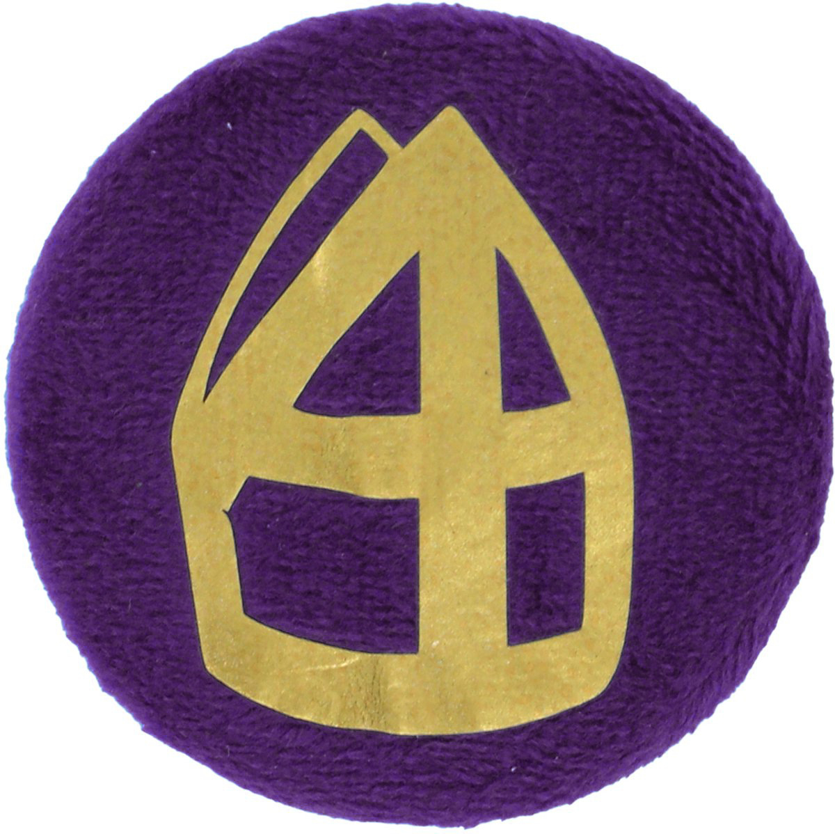 Barretspeld Mijter D.Paars 4cm acc5