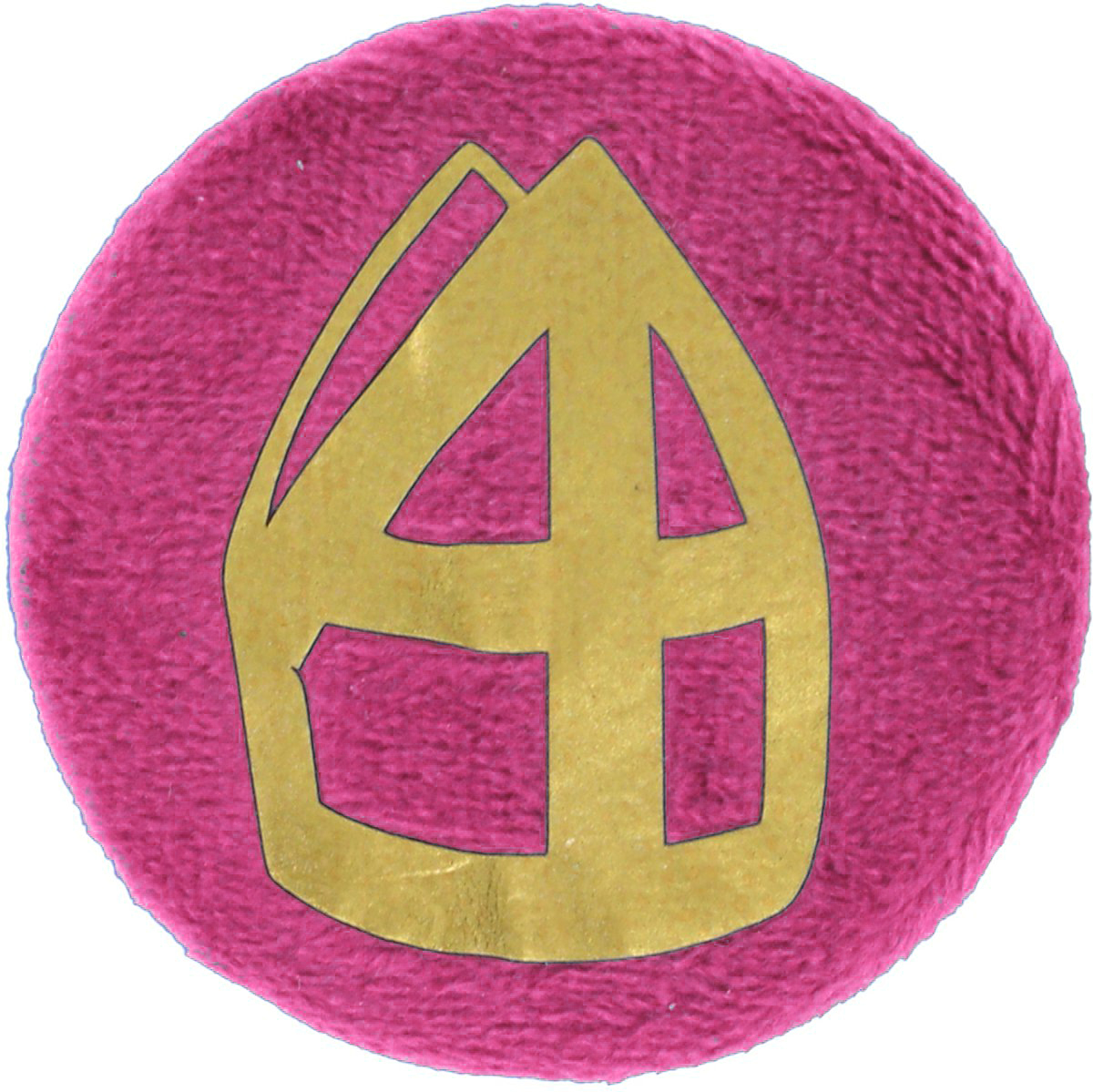 Barretspeld Mijter Roze 4cm acc5