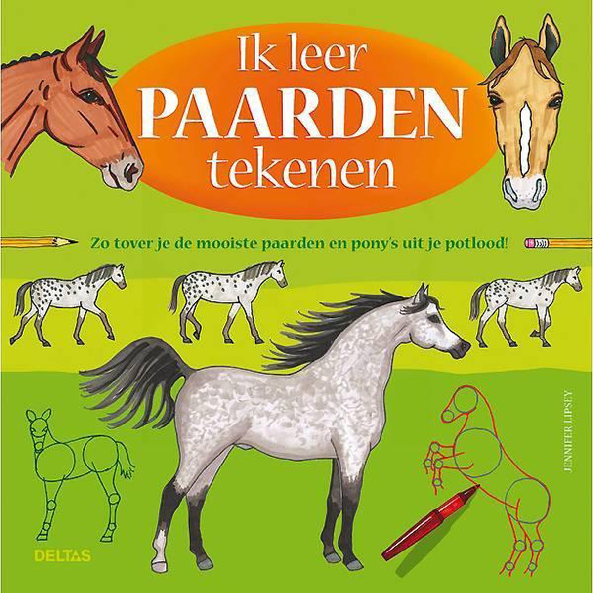 Ik leer paarden tekenen - Jennifer Lipsey