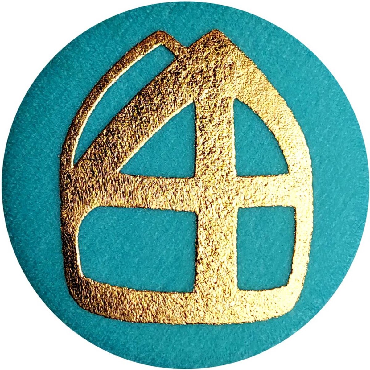 Barretspeld Mijter L.Blauw 4cm acc5