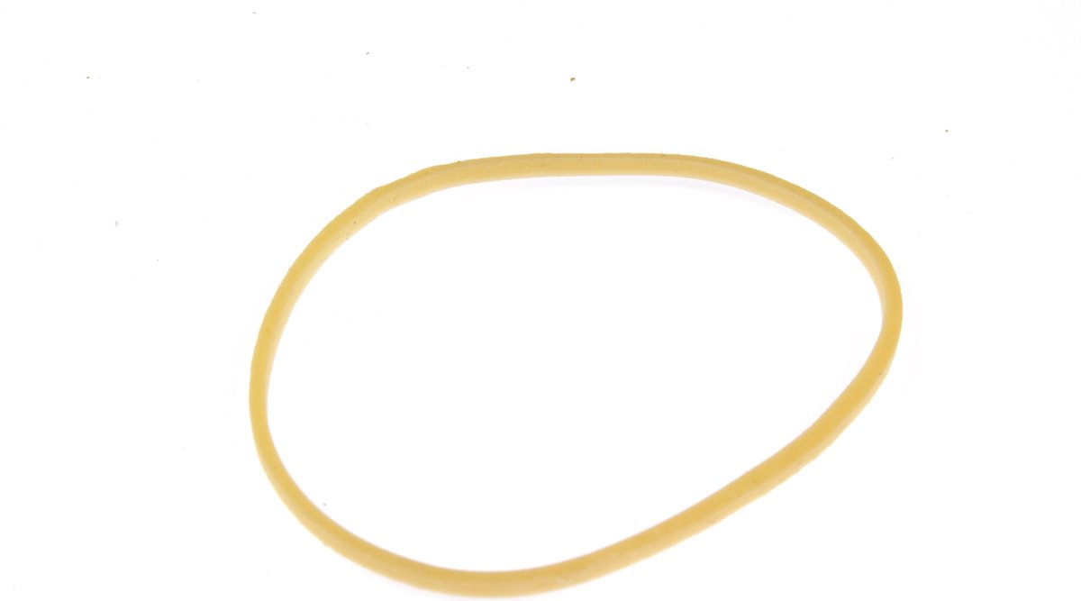 Elastiek Kangaro nr. 16 60x1,5mm 100gr naturel - Afbeelding 2